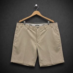 Callaway Golf Shorts Mens 40 Khaki Stretch Performance Opti Dri Lightweight